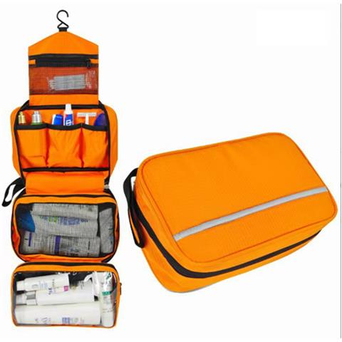 Borsa Da Viaggio 3 In 1, Organizer Impermeabile Per Articoli Da Toeletta Orange - Foto 1