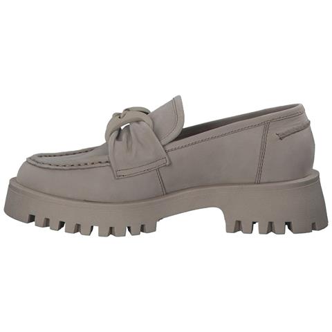 Beige Casual Closed Loafers Mocassino Pelle Scarpe Donna Beige Eu 39, 2-24722-20 341 - Foto 3