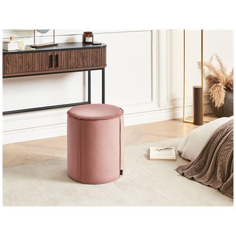 Pouf Sedona Velluto Rosa - Foto 1