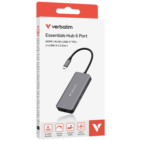 32157 hub di interfaccia USB 3.2 Gen 1 (3.1 Gen 1) Type-C 5000 Mbit /s Grigio - Foto 2
