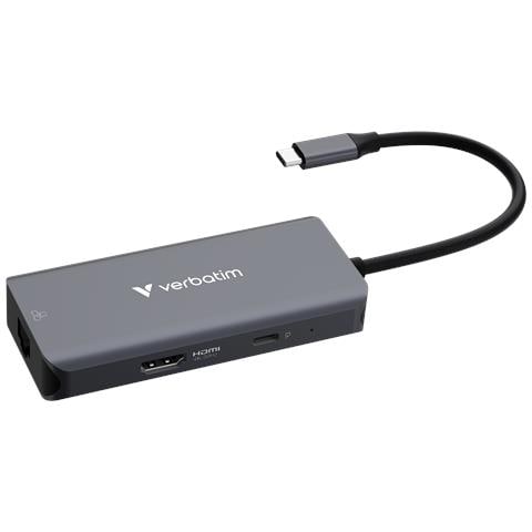 32157 hub di interfaccia USB 3.2 Gen 1 (3.1 Gen 1) Type-C 5000 Mbit /s Grigio - Foto 1