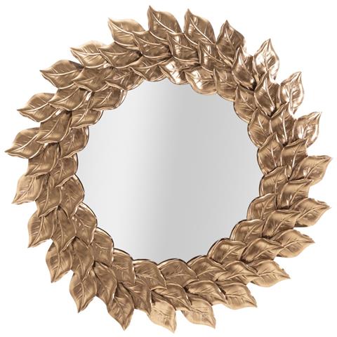 Specchio Con Cornice Mf494 - Rame - Metallo - 73x5x73 Cm - Foto 1