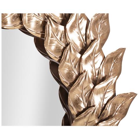 Specchio Con Cornice Mf494 - Rame - Metallo - 73x5x73 Cm - Foto 2
