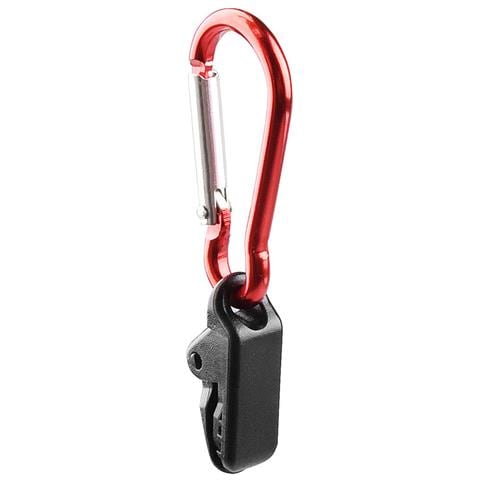 Clip Antivento Con Fibbia Rossa A Moschettone (confezione Da 10) - Foto 5