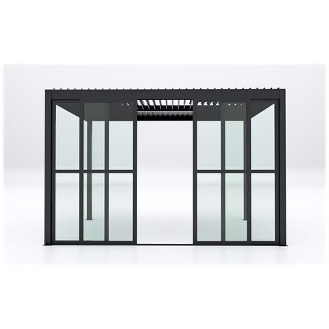 Alabaster - Laterale In Policarbonato Per Pergola Bioblimatica 4 M - Foto 1