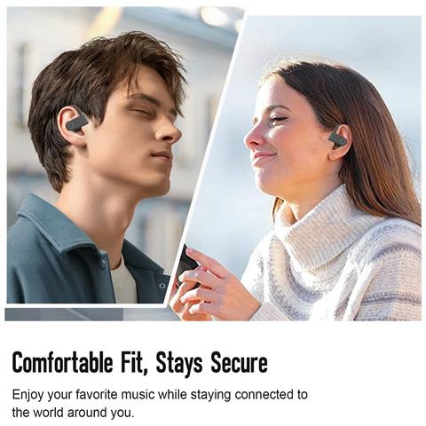 Cuffie Bluetooth Bianche con Microfono a Cancellazione di Rumore - Foto 3