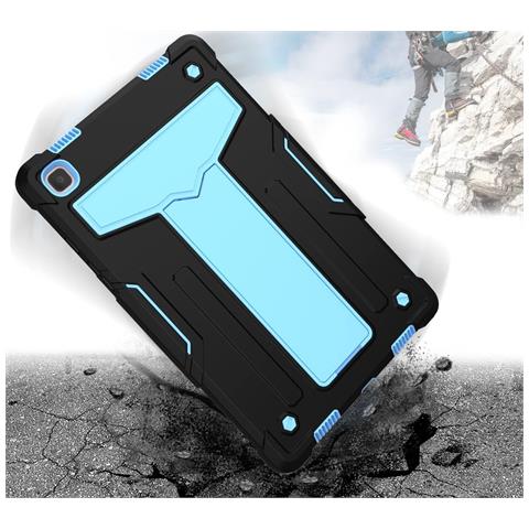 Custodia Per Samsung Galaxy Tab A7 10.4"" Armored Con Supporto Blu - Foto 2