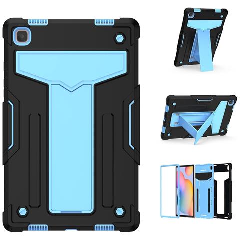 Custodia Per Samsung Galaxy Tab A7 10.4"" Armored Con Supporto Blu - Foto 4