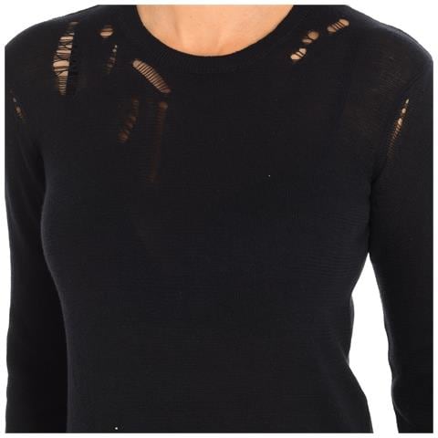 Blusa Caiman Manica Lunga Girocollo 17s2sr011 Donna - Foto 2