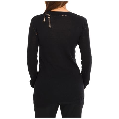 Blusa Caiman Manica Lunga Girocollo 17s2sr011 Donna - Foto 3