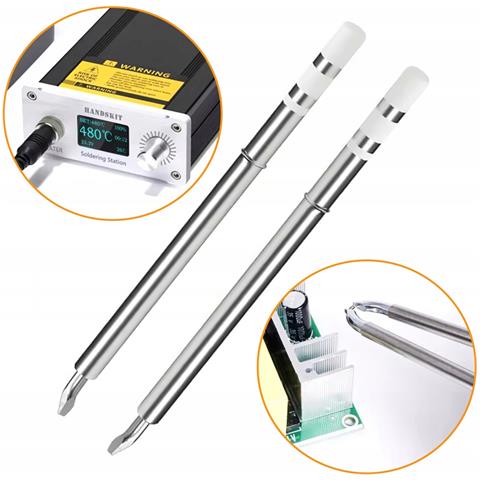 Set Di Punte T12 Per Termopinzette - Compatibile Con Stazioni Saldanti T12 Handskit | Alta Qualità, Riscaldamento Rapido, Precisione Smd - Foto 1