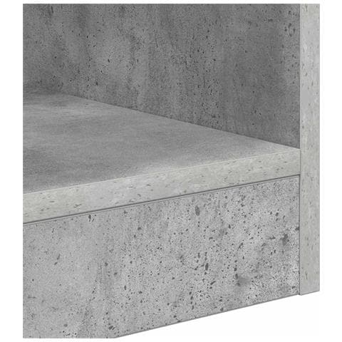 Tavolino Grigio cemento 30,5 x 30 x 45 cm Legno multistrato - Foto 9