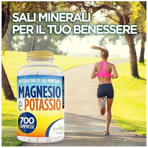Magnesio e Potassio 700 Compresse - Citrato di Magnesio e Citrato di Potassio - Stanchezza, Affaticamento, Muscoli ed Equilibrio Elettrolitico (Confezione sestupla) - Foto 2