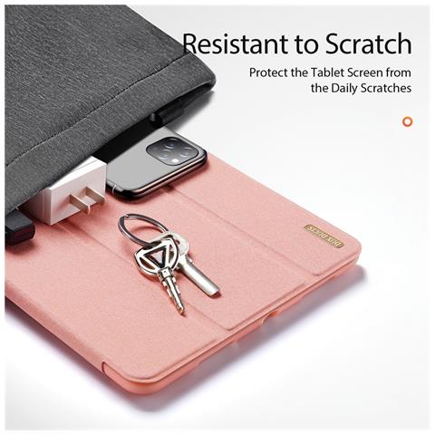Cover per iPad (2025) / 10.9 (2022) - Pelle /PU, Rosa, Auto Wake /Sleep - Foto 2