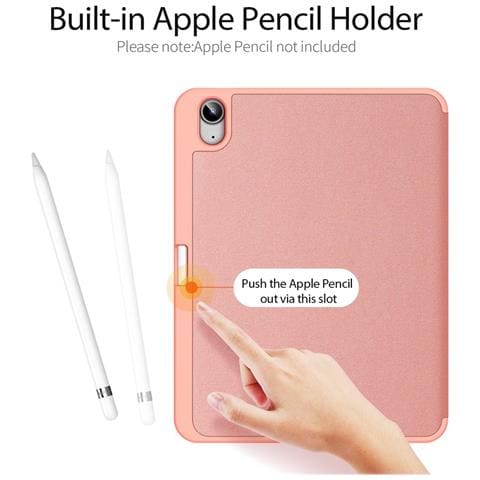 Cover per iPad (2025) / 10.9 (2022) - Pelle /PU, Rosa, Auto Wake /Sleep - Foto 4