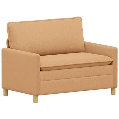 Divano Beige 126 x 81 x 87,5 cm Tessuto - Foto 1