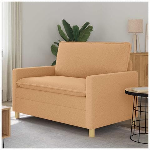 Divano Beige 126 x 81 x 87,5 cm Tessuto - Foto 2
