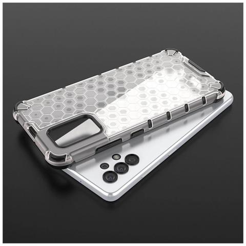 Custodia A Nido D'ape Con Cornice In Gel Per Samsung Galaxy A03s (166,5), Di Colore Blu. - Foto 1