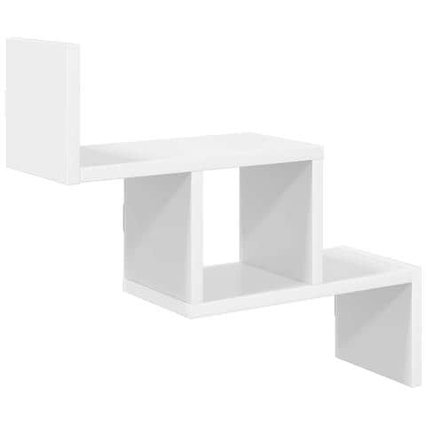 Scaffale da parete Bianco 48 x 15 x 42 cm Legno ingegnerizzato - Foto 1