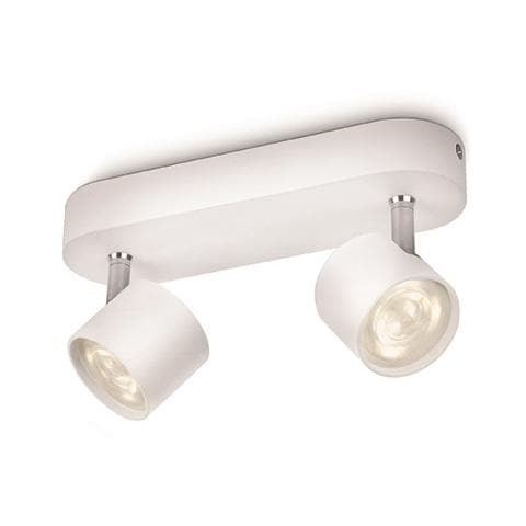 Star Barra Faretto 2 Luci Led Alluminio Bianco - Foto 1