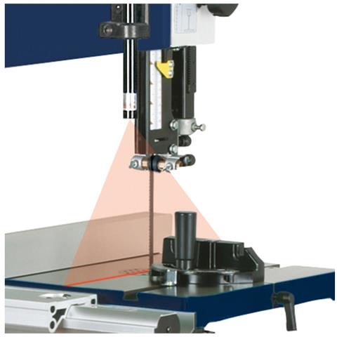 Sega A Nastro Per Legno HBS 451 - 230 V - Dimensioni Tavola 610X431 Mm - Altezza Taglio 270 Mm - Foto 8