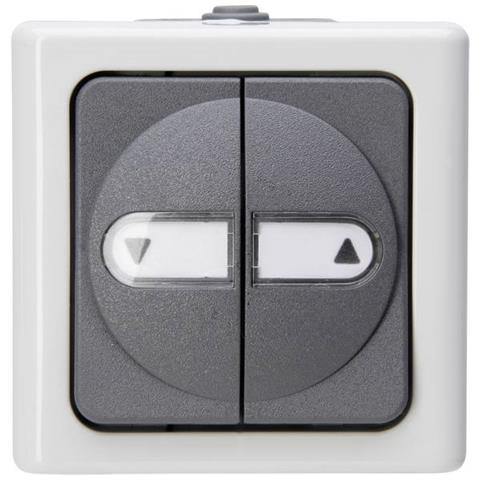 1 Pezzo Completo Interruttore Persiane Blueelectric Grigio - Foto 1