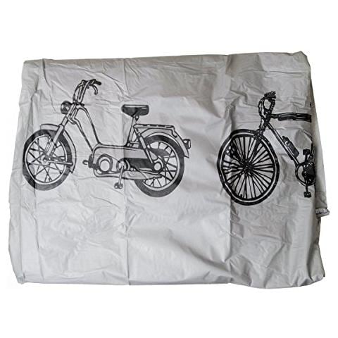 Coperta Per Bicicletta, 200 X 110 Cm, Colore: Argento - Foto 1
