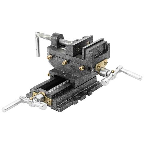 Morsa Manuale Con Slitta Trasversale Per Trapano A Colonna 70mm - Foto 1