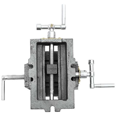 Morsa Manuale Con Slitta Trasversale Per Trapano A Colonna 70mm - Foto 7