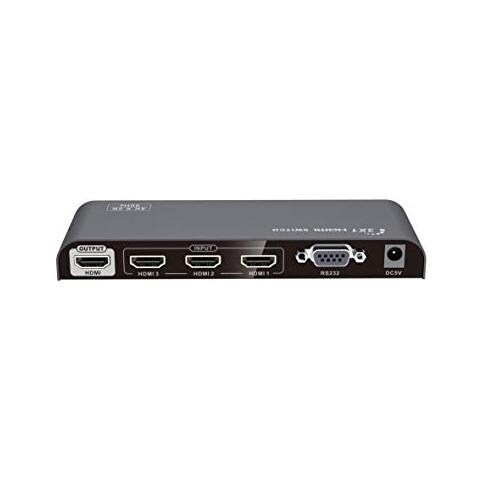 Premiumcord 4kx2k 60hz Hdmi Switch 3: 1 Metallo Con Telecomando E Alimentatore Di Rete - Foto 3