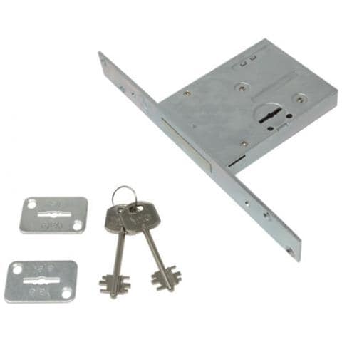 Serratura Doppia Mappa Per Porta In Ferro Trak 4 Mandate Ent. 70mm - Foto 2