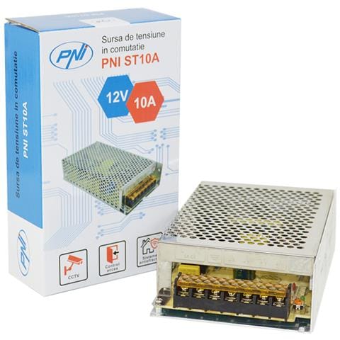 Sorgente Di Tensione Di Commutazione St10a 12v 10a Stabilizzata Per Sistemi Di Sorveglianza - Foto 1