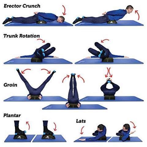 Il Hog - Ab Mat Pilates Hedgehog Formazione Indietro Barella Addominale Trainer - Foto 2