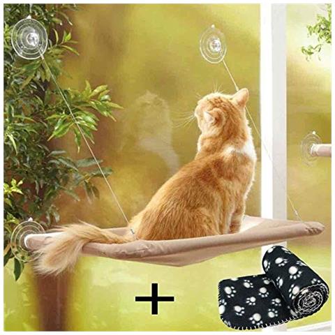 Finestra Montata Gatto Crogiolarsi Amaca Gatto Coperta Letto Ventosa Pet Pensile E Pet Coperta Nera Per Pesce Persico Gatto - Foto 4