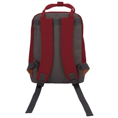 Zaino Piccolo In Poliestere 300t - Fodera 100% Poliestere - Dimensioni 24 X 10 X 33 Cm - Rosso Corallo - Foto 1