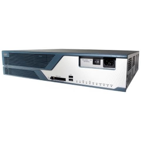Cisco 3825, Ethernet, Fast Ethernet, Gigabit Ethernet, RMON 2, Telnet, SNMP 3, HTTP, IPSec, URL, 2U, 64 MB - Foto 1