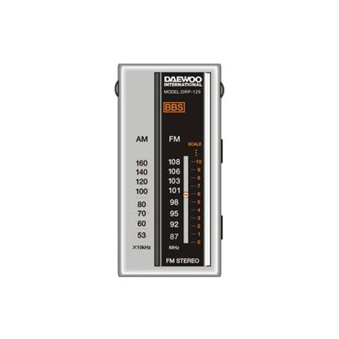 DRP-129, 3,5 mm, Portatile, Analogico, AM, FM, Batteria - Foto 1