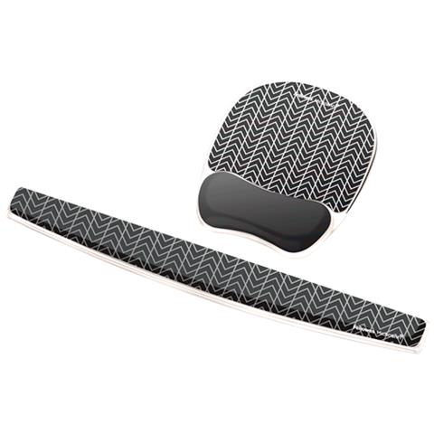 9653601 poggiapolso Gel Nero, Grigio - Foto 1