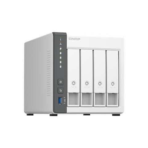 TS-433 NAS Tower ARM Cortex-A55 4 GB 0 TB QTS Bianco - Foto 6