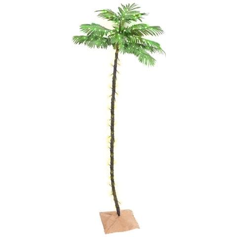Palma con LED Bianco Caldo 192 LED 300 cm - Foto 1