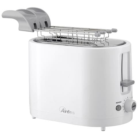 Tostapane Tosto Sleek ARTOAST01 con 2 Fette Timer e 7 Livelli Tostura Potenza 750 W Colore Bianco - Foto 1