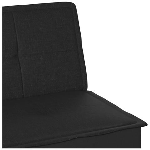 Divano Letto Nero In Tessuto - Foto 2