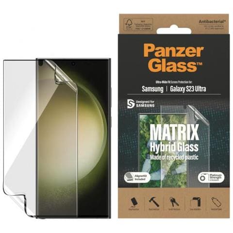 Samsung Galaxy S Ultra 2023 Uwf Pet Ab Wa Pellicola Proteggischermo Trasparente 1 Pz - Foto 2