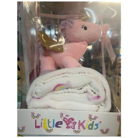 Coperta Unicorno Con Peluche Rosa - Foto 1