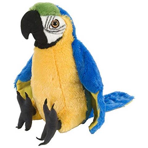 Ara Pappagallo Peluche, Animale Farcito, Peluche, Regali Per Bambini, Cuddlekins 12 Pollici,multi - Foto 1