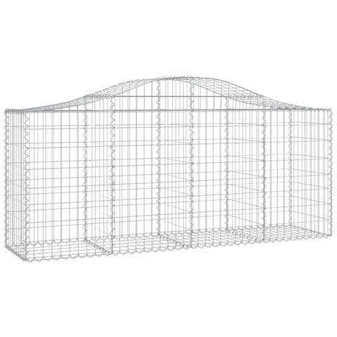 Cesto Gabbione Ad Arco 200x50x80/100 Cm Ferro Zincato - Foto 1