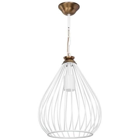 Lampada A Sospensione Ciondolo Umay Asz1314 Metallo Bianco - Foto 2