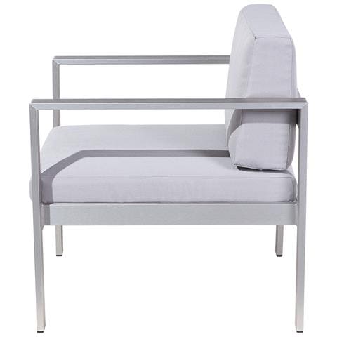 Sedia Da Giardino Alluminio Anodizzato Grigio Chiaro Salerno - Foto 2