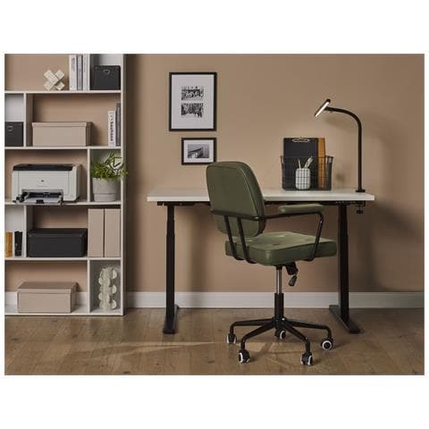 Lampada Da Tavolo Con Morsetto A Led Auriga Con Sensore Di Movimento Metallo Nero - Foto 1