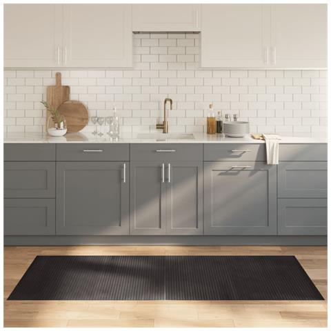 Tappeto Rettangolare Marrone Scuro 80x200 Cm In Bambù - Foto 1